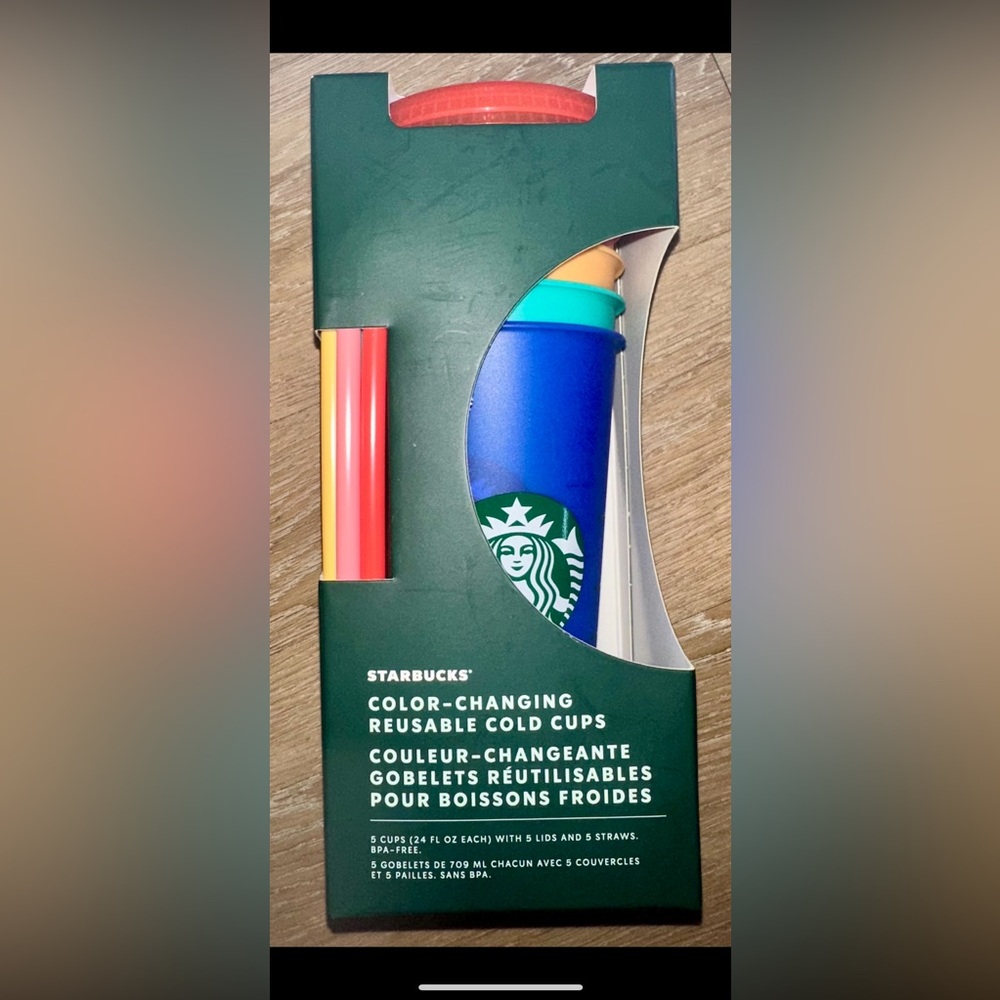 Original Starbucks Color-Changing Reusable Cold Cups